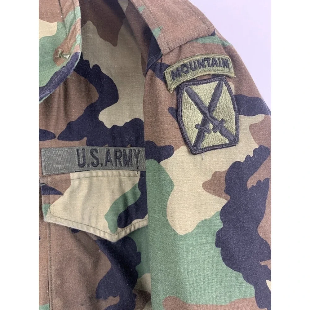 U.S. Army M-65 Field Jacket Authentic 1993 L 10th Mountain Division